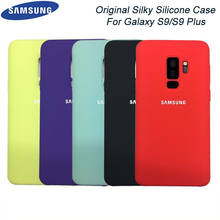 Funda de silicona líquida para Samsung Galaxy S9 Plus, carcasa suave y sedosa, Original 2024 - compra barato