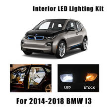 9 Bulbs White Car Canbus LED Interior Dome Light Kit Fit For 2014 2015 2016 2017 2018 BMW i3 Map Dome Glove Box Lamp No Error 2024 - buy cheap