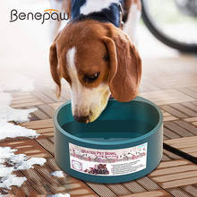 Benepaw-cuenco térmico de 2,2 L para perro, impermeable, resistente a las mordeduras, antideslizante, para perros pequeños, medianos y grandes 2024 - compra barato