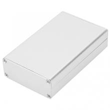 Caja de aluminio PCB, carcasa de instrumento, caja de refrigeración electrónica, Plata 20x50x80mm 2024 - compra barato