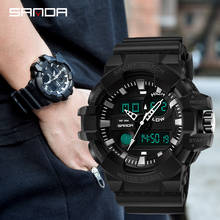 SANDA Sports Men's Watches Luxury LED Digital Military Quartz Watch Men Waterproof G Style Wristwatches relogio masculino Clock 2024 - buy cheap