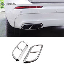 For Volvo XC60 2018 2019 Car styling Tail Throat Exhaust Pipe Tail Pipe Car Exhaust Pipe Cover Muffler Tip Auto Accessories C995 2024 - buy cheap