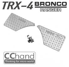 Placa de cuerpo de diamante de metal para coche teledirigido, piezas de coche, TRAXXAS, TRX-4, FORD, BRONCO, 1/10 2024 - compra barato