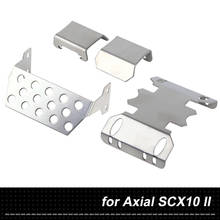 Metal Chassis Axle Armor Protector Plate 1 Set for 1/10 RC Car Axial SCX10 II 90046 90047 90059 90060 2024 - buy cheap