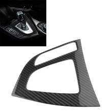 Car Gear Shift Box Panel Trim Real Carbon Fiber Cover For BMW 1 Series F20 F21 2012 2013 2014 2015 2024 - buy cheap