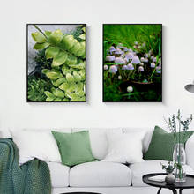 Plant landscape oil painting green leaves in flower pool art canvas painting living room corridor bar home decoration murals 2024 - buy cheap