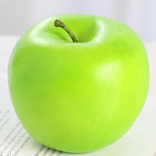 Apple frutas artificiais decorativas, artesanato faça você mesmo, confecção de frutas falsas, ajuda cognitivo e de frutas em eva, visor de loja de plástico, 1 peça 2024 - compre barato