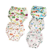1Pcs 6Layers Gauze Baby Reusable Diapers Cloth Nappies Baby Training Pants Diaper Cover Infant Panties Washable Toddler Shorts 2024 - buy cheap