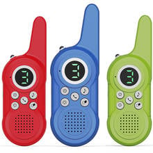 2Pcs/Set Children's Toys Walkie Talkie 3 channels Handheld Wireless Transceiver Machine Children's Gift USB charing Available 2024 - buy cheap