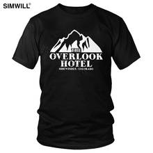 The Overlook Hotel T Shirt Men's Trendy Short Sleeves Pure Cotton Tee O-neck Horror Movie T-Shirt Big Size Streetwear Clothing 2024 - buy cheap