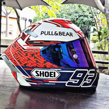 Мотоциклетный шлем на все лицо X14 93 Marquez Red Ant, шлем для езды на мотоцикле, гоночный мотоциклетный шлем 2024 - купить недорого