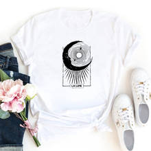 La Lune TShirt Women Fashion Aesthetic Camiseta Mujer Short Sleeves Personalized Woman Tshirt Harajuku Clothes Tee Shirt Femme 2024 - buy cheap