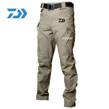 Calça daiwa de pesca 2021, calça de acampamento ao ar livre, roupa esportiva masculina, calças de caminhadas ao ar livre, camuflagem do exército 2024 - compre barato