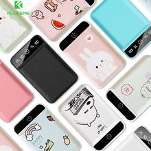 FLOVEME Cute Power Bank 10000mAh Portable Charger For iPhone Xiaomi mi Mobile External Battery Powerbank 10000 mAh Poverbank 2024 - buy cheap