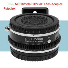 Fotodiox-Adaptador de lente AF de EF-L con filtro de acelerador ND para Canon EF EF-S a Panasonic S1, S1R, S1H, Sigma FP, anillo adaptador de cámara 2024 - compra barato