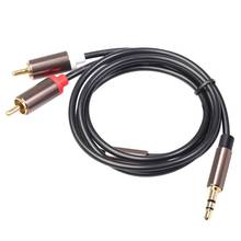 Rca Cable Hifi Stereo 3.5Mm To 2Rca Audio Cable Aux Rca Jack 3.5 Y Splitter for Amplifiers Audio Car Aux Mobile Phone 2024 - buy cheap