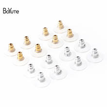 Boyute 100 pçs boa qualidade 12mm base brinco backs brinco rolha voltar plug diy brinco jóias acessórios 2024 - compre barato