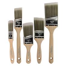 5Pcs/Set Paint Brush with Wooden Handle Oblique Mouth Oil Brush Professional Paint Tool Special Paint Brush For Decoration 2024 - buy cheap