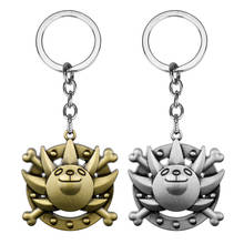 LLavero de aleación con Logo de la cabeza de león, llavero de One Piece, Thousand Sunny, accesorios de cadenas 2024 - compra barato