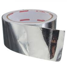 1pc Aluminium Foil Adhesive Sealing Tape Thermal Resist Duct Repairs Adhesive Tapes with High Temperature Resistance 5cmx17m 2024 - buy cheap