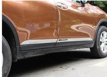 Para nissan x-trail t32 2014-2019 abs chrome corpo do carro porta lateral moldagem guarnição kits de corpo exterior capa acessório do carro 2024 - compre barato