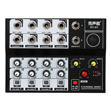 8 Channel USB Jack Karaoke Audio Mixer Bluetooth Live Studio Sound Mixer 2024 - buy cheap