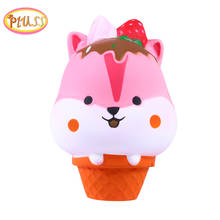 Kawaii Squishy Hamster Ice Cream Cat Squezze Toys Squishi Slow Rising Antistress Cream Scented Wholesale Exquisite Kids Gifts 2024 - buy cheap