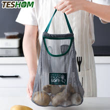 NEW Shopping Fruit Vegetables Shopping Storage Bags Shopper Tote Mesh Net Woven Cotton Shoulder Bag Home Kitchen Hand Totes 2024 - buy cheap