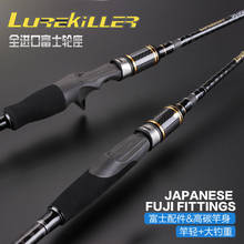 Buy Lurekiller Cross Carbon Fuji K Guides Slow Jigging Rod 2.0M 20kgs Pe  2-4 Lure Weight 100-300g Spinning/Casting Fishing Rod in the online store  Aliexpress fishing Store at a price of 163.32