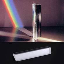 Треугольная цветная Призма K9, оптическое стекло, отражающая треугольная призма для изучения Спектра Света M13, Прямая поставка 2024 - купить недорого