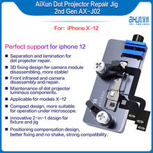 AIXUN X-12  For APPLE iPhone X/XR/XS/11/Pro/Max/12 Mobile Phone Camera Repair Assistant 2 in 1 Dot Matrix Repair Fixture 2024 - buy cheap