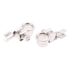 2 pcs universal bateria de carro terminal clipe de bateria clipes conector de cobre 2024 - compre barato