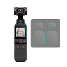 Kit de película protectora de lente para DJI Pocket 2, Protector de pantalla de vidrio templado, cardán, cámara antiarañazos para Osmo Pocket 2, accesorio 2024 - compra barato