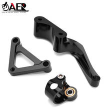 Jaer-amortecedor de direção para moto rciclo, 696 796 795, cnc, suporte de amortecedor, para ducati 696, 796, 795 2024 - compre barato