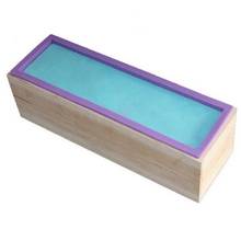 Прямоугольная силиконовая форма для самостоятельного изготовления мыла в деревянной коробке, 42 унции мыла, свечи, форма для самостоятельного изготовления мыла 2024 - купить недорого
