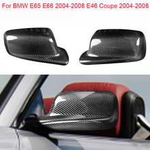 For BMW E65 E66 2004-2008 E46 Coupe 2004-2008 Side Door Mirror Caps Shell Real Carbon Fiber Rearview Mirror CoverCar Accessories 2024 - buy cheap