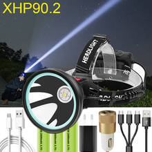 XHP90.2 LED Headlamp Powerful 8000LM Head Light Lamp Torch Lantern 32W Power Bank Fishing Light Use 3x18650 Rechageable Battery 2024 - buy cheap