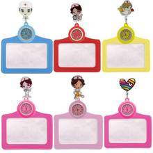 Cartoon Nurse Doctor Retractable Pocket Watches medical hospital women men Colourful Badge Reel Card Exhibition Holder Love Gift 2024 - buy cheap