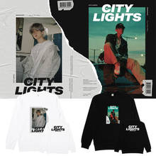 K Pop Kpop EXO BAEK HYUN New Album City Lights Hoodie Sweatshirts Pullovers Men/women Long Sleeve Harajuku Kawaii K-pop Clothes 2024 - buy cheap