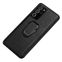 LANGSIDI-Funda de cuero con soporte magnético para Samsung Galaxy Note 20 ultra S20 Plus s10 lite note 10 lite, funda de piel auténtica 2024 - compra barato