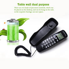 Telefone parede moderno com fio, telefone móvel com fio, telefone multifuncional, suporte para lanlone de mesa, chamada de volta para escritório caseiro 2024 - compre barato