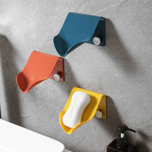 New Wall Mounted Bathroom Soap Dish No Punching Soap Holder Kitchen Bathroom Sponge Soap Box Storage Tray 2024 - buy cheap