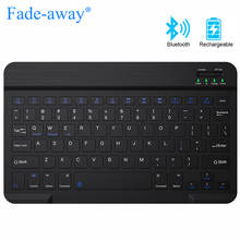 Rechargeable Slim Portable Mini Wireless Bluetooth Keyboard Russian For Tablet Laptop Smartphone iPad Support IOS Android Phone 2024 - buy cheap