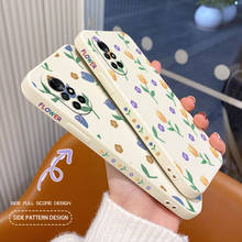 Delicious Flowers Phone Case For Huawei Nova8 8Pro 8SE Nova 7 7Pro 7SE 6 6se 5 5Pro 5Z 5I 5Ipro 5T 4 4E Silicone Cover 2024 - buy cheap