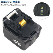 BL1430 14.4V 4000mAh Li-ion Lithium Power Tools Replacement Rechargeable Battery for Makita Battery BL1415 BL1440 LXT200 BDF343 2024 - buy cheap