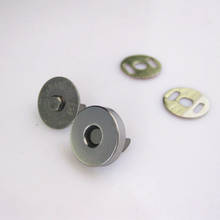 50Sets 18*4.5mm Black color Gunmetal Buttons Magnetic Purse Snap Clasps/ Closure for Purse Handbag 2024 - buy cheap
