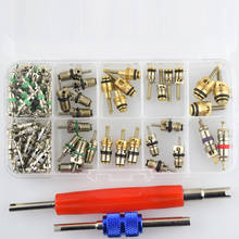 Kit de herramientas de removedor de núcleo de válvula Schrader para aire acondicionado de coche R12 y R134 A/C, 102 Uds. 2024 - compra barato