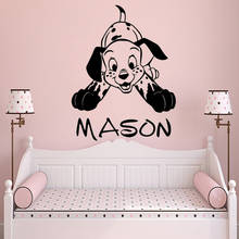 Custom Name Wall Decal Dalmatian Wall Sticker Vinyl Art Decorations for Home Kids Room Bedroom Nursery Decor Decals HY1378 2024 - buy cheap