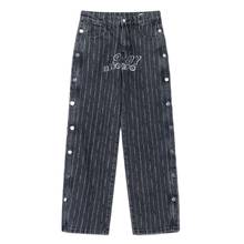 2020 Hip Hop Harem Pants Men Women Streetwear Oversized Joggers Pants Jeans Harajuku Side Buckle Striped Graffiti Men Trousers 2024 - buy cheap