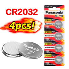 Panasonic-batería de litio cr 2032 para reloj, pila de botón de 3V, calculadora, Control remoto, cr2032, Original, 4 unids/lote 2024 - compra barato